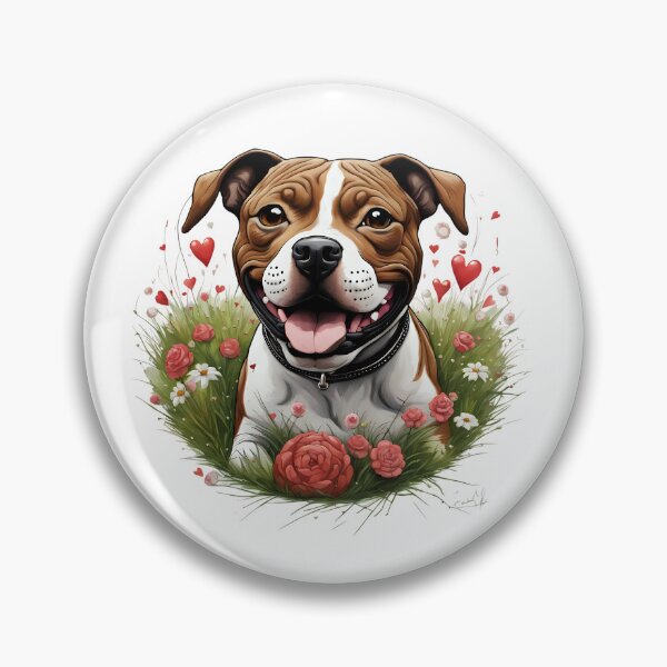 Item preview, Cute playful Staffordshire Bull Terrier designed and sold by Kaleddis.