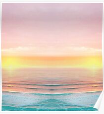 Sunrise Beach Duvets and Blankets Poster