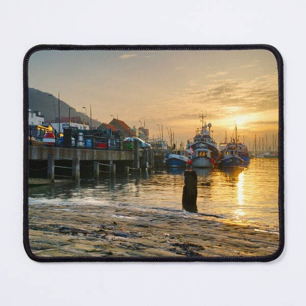 Item preview, Scarborough Harbour Sunrise designed and sold by Alisonchambers2.