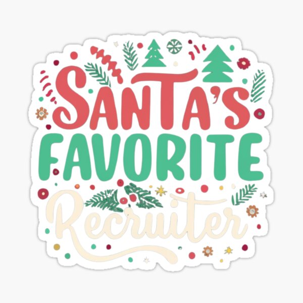Item preview, Copy of Funny Christmas Recruiter, Santa designed and sold by Recruiter-Love.