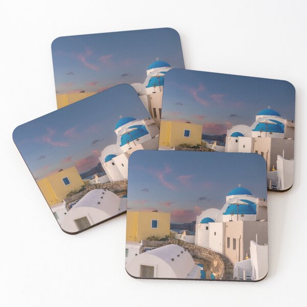 Item preview, Blue Domes, White Cave Homes, Aegean, Santorini Greece designed and sold by SafariByMarisa.