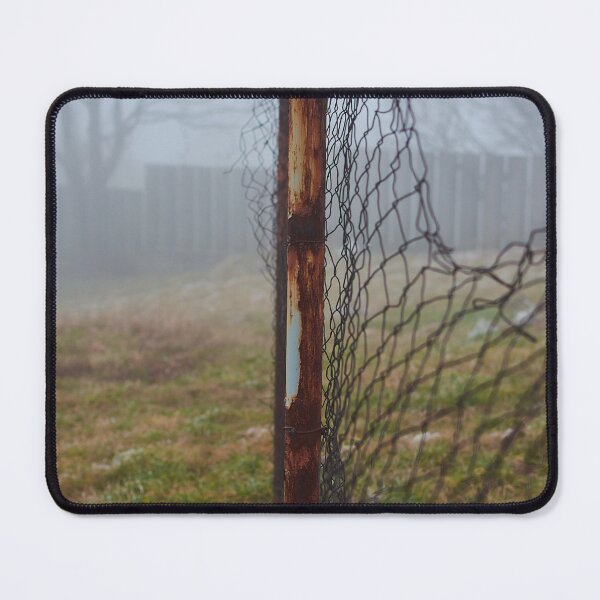 Item preview, Chain-link fence in the mist designed and sold by Tilosparty30.