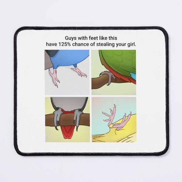 Item preview, Birb Feet Meme designed and sold by meruesan.