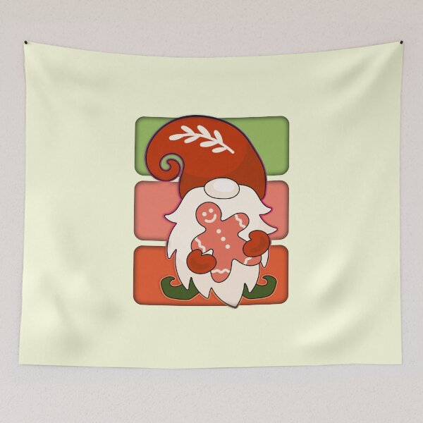 Item preview, Christmas Gnome Holding A Gingerbread man designed and sold by franktact.