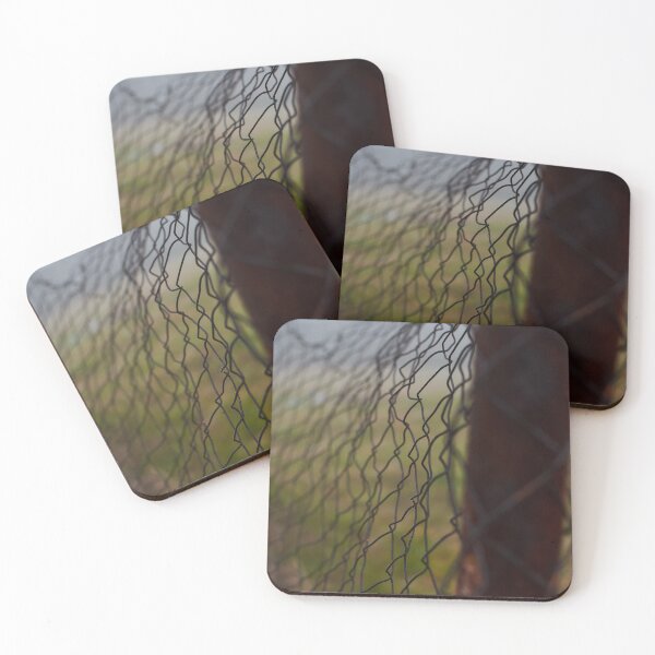 Item preview, Chain-link fence in the mist designed and sold by Tilosparty30.