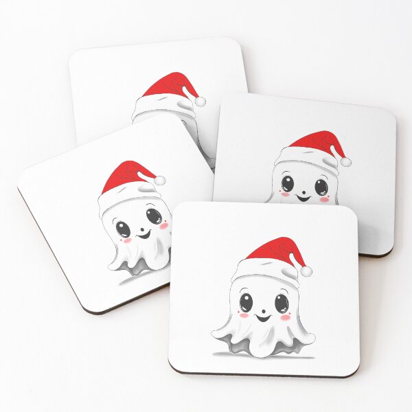 Item preview, Cute Christmas ghost  designed and sold by Nooshin Mehrvarz.
