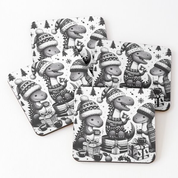 Item preview, christmas dinos designed and sold by Greydate.