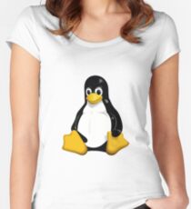 Linux Penguin Women's Fitted Scoop T-Shirt