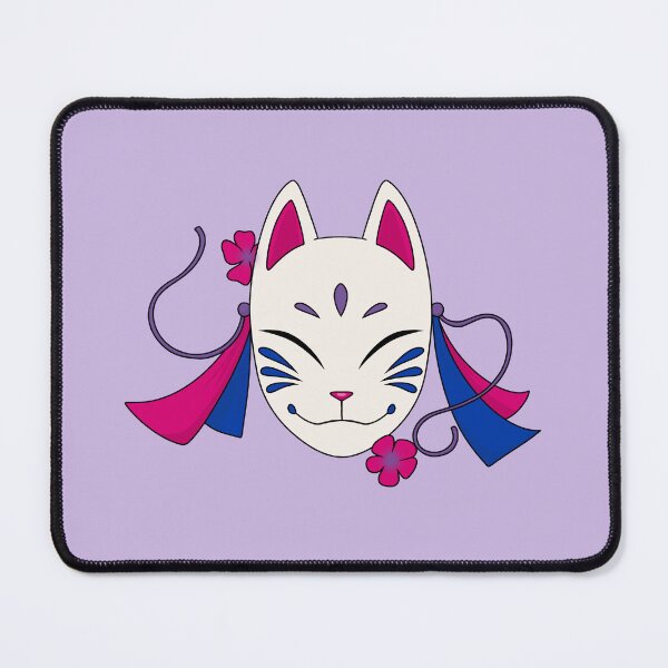 Item preview, bissexual kitsune mask designed and sold by ohayoujulia.