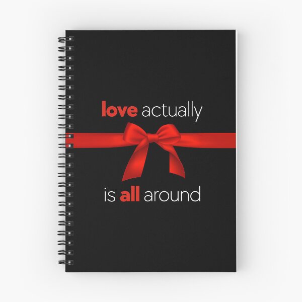 Item preview, Christmas Movie - Love Actually is All Around - Movie Quote designed and sold by DesignByLeo.
