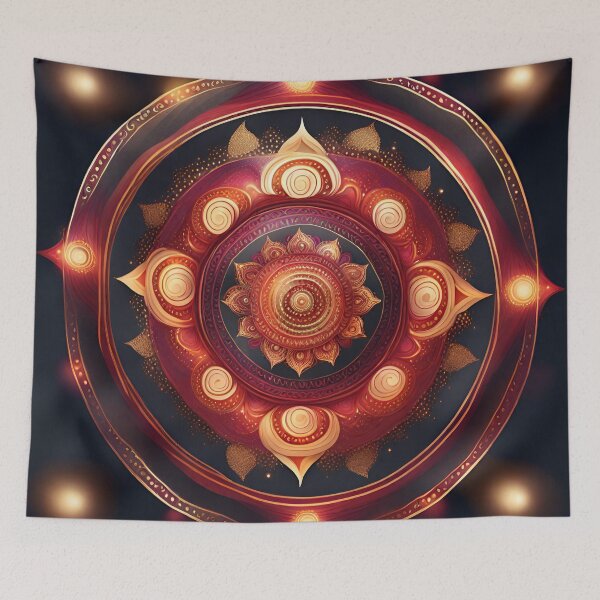 Item preview, Carnival Kaleidoscope Mandala Delight designed and sold by SpiritualManda.