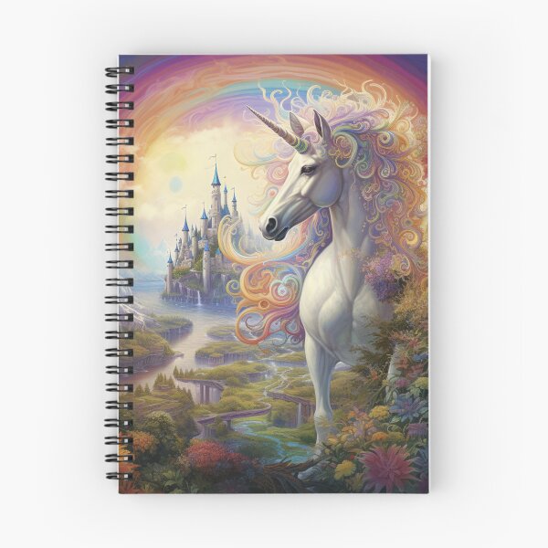 Item preview, A majestic unicorn with a mane coloured in the ethereal hues of the rainbow designed and sold by Cris888.