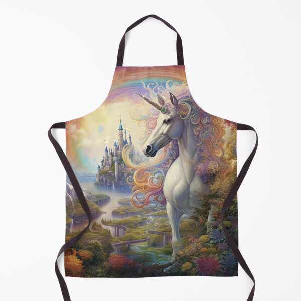 Item preview, A majestic unicorn with a mane coloured in the ethereal hues of the rainbow designed and sold by Cris888.