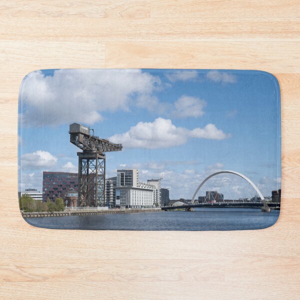 Item preview, Glasgow River Clyde Squinty Bridge and Finnieston Crane designed and sold by GG WALL ART.