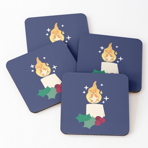 Item preview, Shiba Inu Christmas candle designed and sold by MINIMOillu.