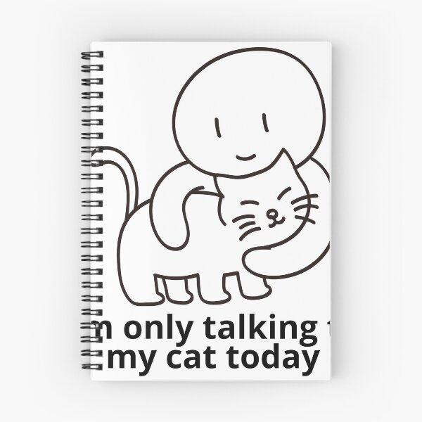 Item preview, i’m only talking to my cat today designed and sold by meesara.