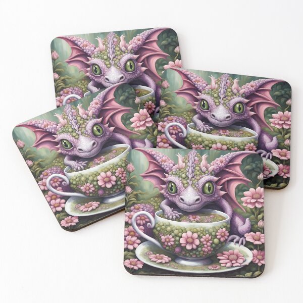 Item preview, Floral Tea Dragon designed and sold by Feebleeona.