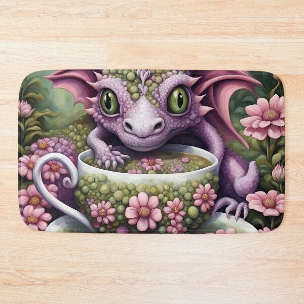 Item preview, Floral Tea Dragon designed and sold by Feebleeona.