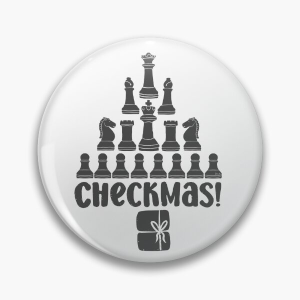 Item preview, Festive Checkmate Chess Pieces Christmas Gift - Unique Checkmas Holiday Season Apparel and Decor designed and sold by MaddaMom.