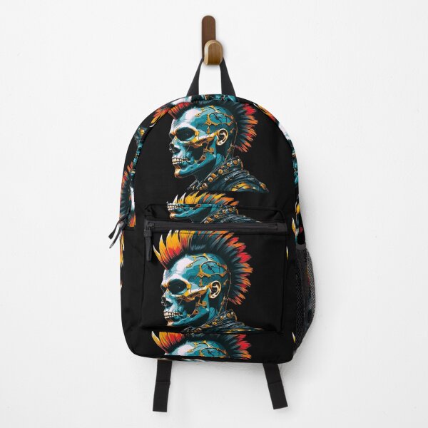 Item preview, A skull with a mohawk. designed and sold by Taans-Creation.