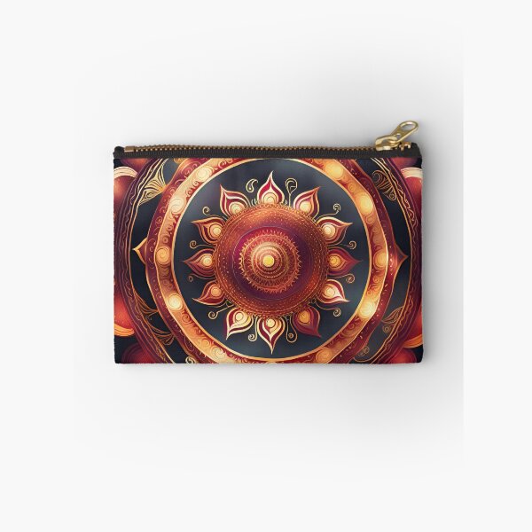 Item preview, Joyful Carnival Mandala - Red & Gold Delight designed and sold by SpiritualManda.