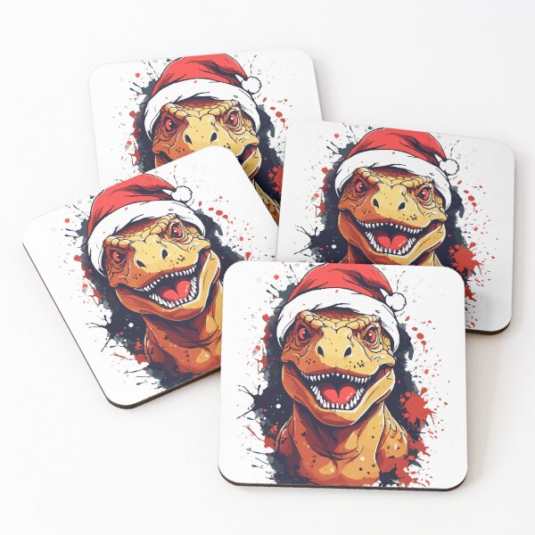 Item preview, Christmas Dino Raptor designed and sold by hurstgilliam.