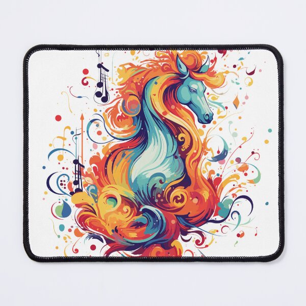 Item preview, rainbow horse designed and sold by ADSOFTTH.