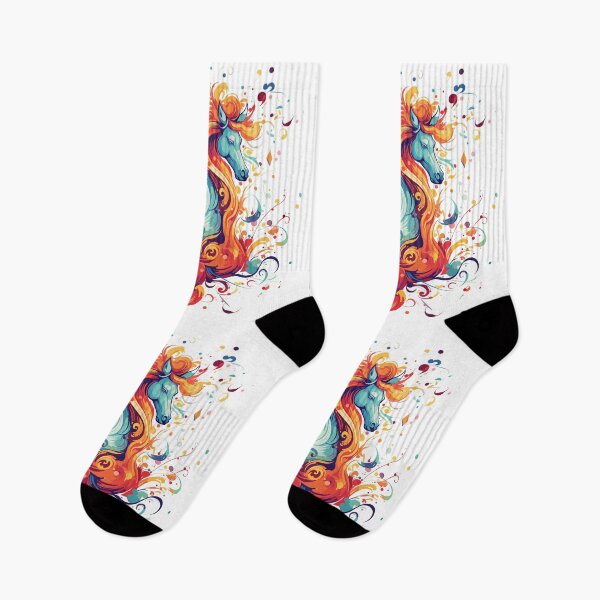 Item preview, rainbow horse designed and sold by ADSOFTTH.