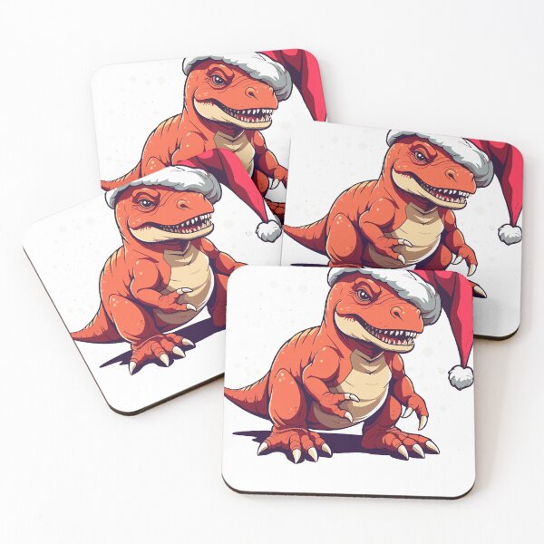 Item preview, Grumpy Christmas Dino Cute designed and sold by hurstgilliam.