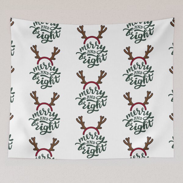 Item preview, merry and bright christmas designed and sold by borabiii.