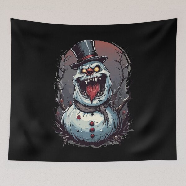 Item preview, Frosty's Reawakening - Zombie Snowman designed and sold by StonebridgeArt.