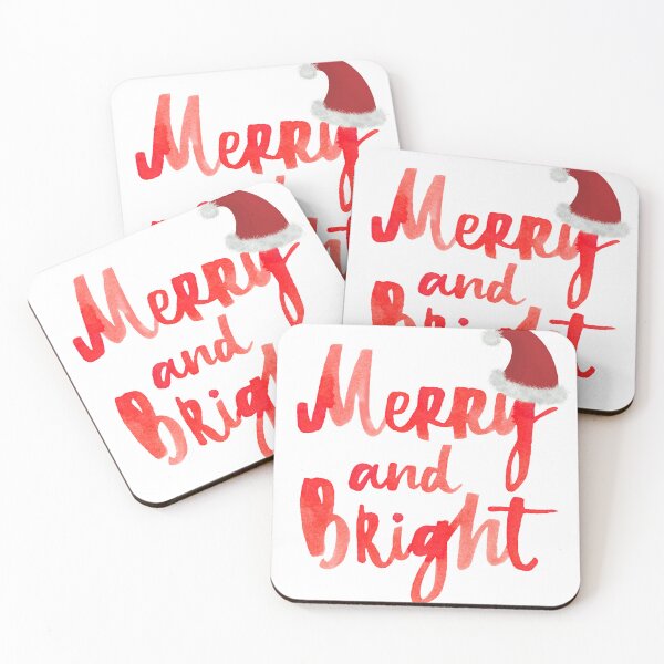 Item preview, merry and bright christmas designed and sold by borabiii.