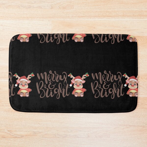 Item preview, merry and bright christmas designed and sold by borabiii.