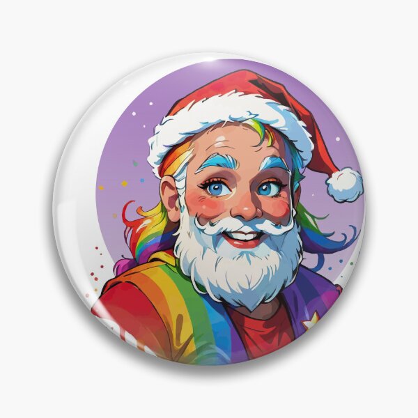 Item preview, Prideful St. Nick - Gay Santa Claus designed and sold by StonebridgeArt.