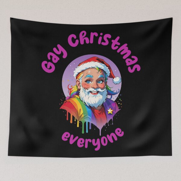 Item preview, Prideful St. Nick - Gay Santa Claus designed and sold by StonebridgeArt.
