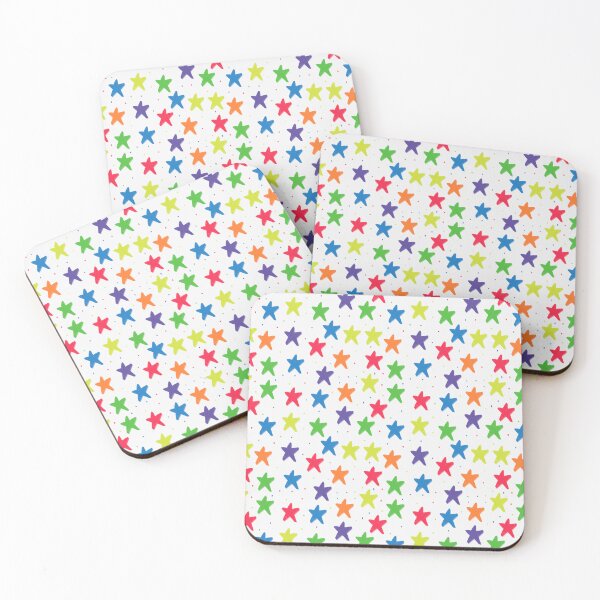 Item preview, Rainbow Rhapsody: A Stellar Symphony of Colorful Stars designed and sold by ArtsByAsia.