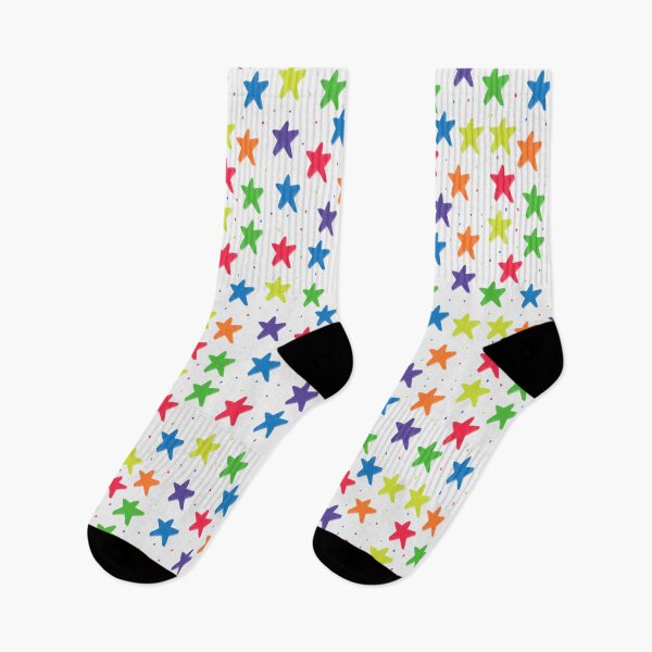 Item preview, Rainbow Rhapsody: A Stellar Symphony of Colorful Stars designed and sold by ArtsByAsia.
