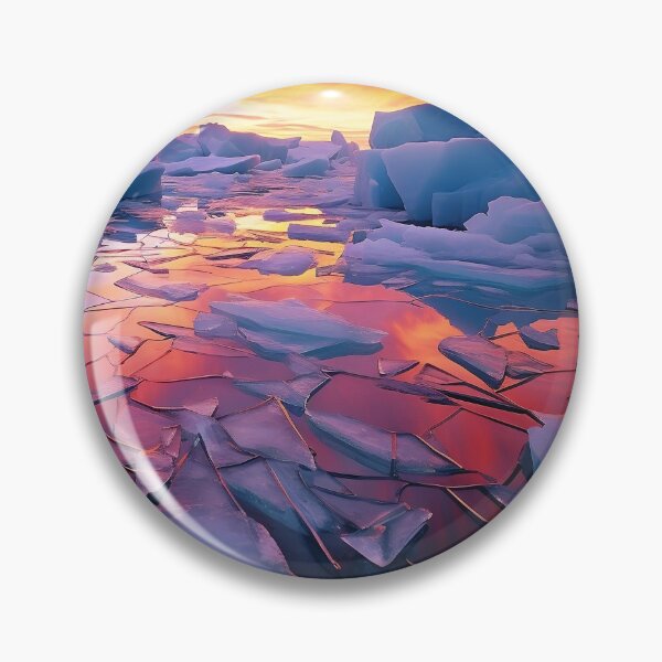Item preview, Iceland Lake with sunrise sky - Landscape photography designed and sold by TheArtistOf2022.