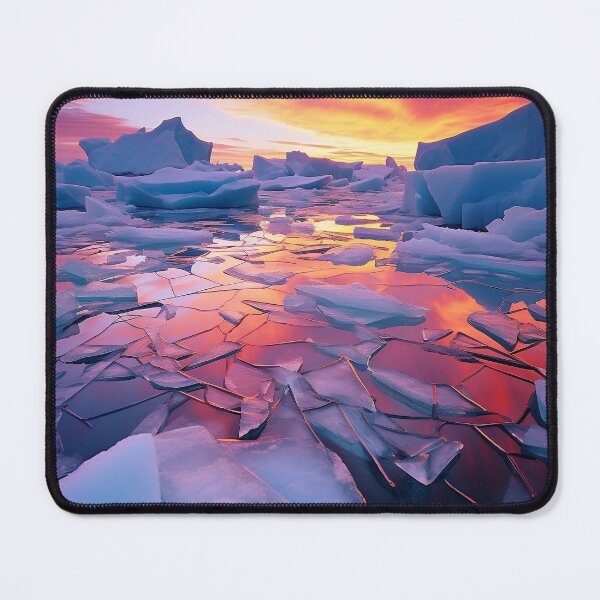 Item preview, Iceland Lake with sunrise sky - Landscape photography designed and sold by TheArtistOf2022.