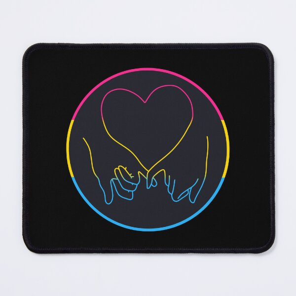 Item preview, heart pinky promise in pan pride colours designed and sold by rosecolashop.