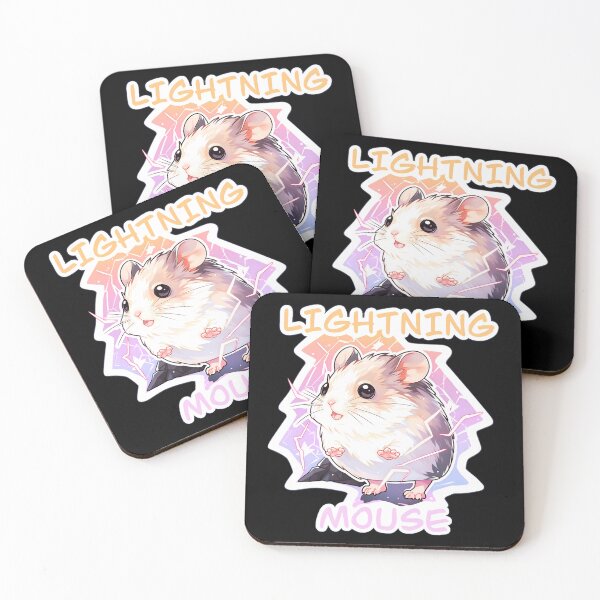 Item preview, Lightning Mouse Pastel Sticker and Shirt Design by Zeesdesign on Redbubble designed and sold by ZEESDESIGN.
