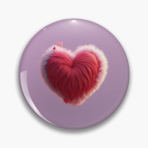 Item preview, Cute Red Fuzzy Heart  designed and sold by Digiheart.