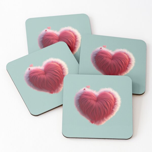 Item preview, Cute Red Fuzzy Heart  designed and sold by Digiheart.