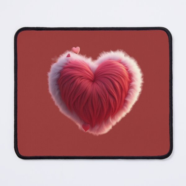 Item preview, Cute Red Fuzzy Heart designed and sold by Digiheart.