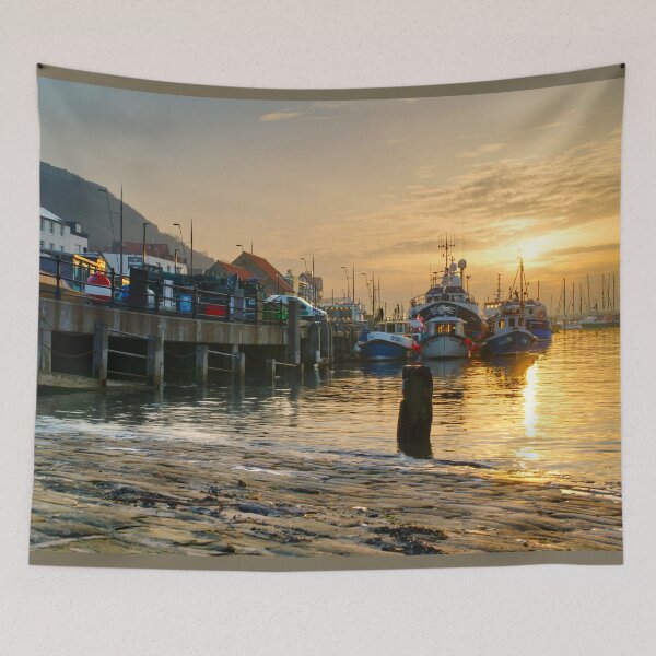 Item preview, Scarborough Harbour Sunrise  designed and sold by Alisonchambers2.