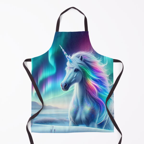 Item preview, A majestic unicorn with a mane coloured in the ethereal hues of the rainbow designed and sold by Cris888.