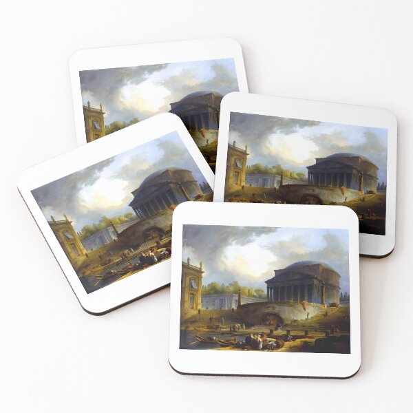 Item preview, View of Ripetta by Hubert Robert designed and sold by TeeARTHY.