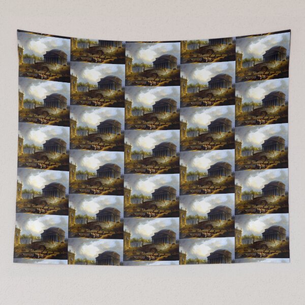 Item preview, View of Ripetta by Hubert Robert designed and sold by TeeARTHY.