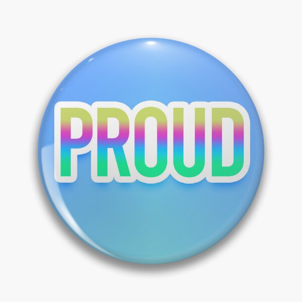 Item preview, Proud letters colourful designed and sold by Moonday-design.