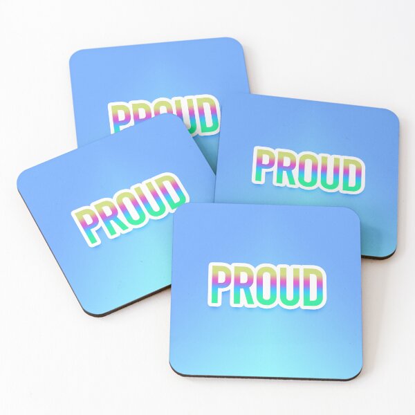 Item preview, Proud letters colourful designed and sold by Moonday-design.